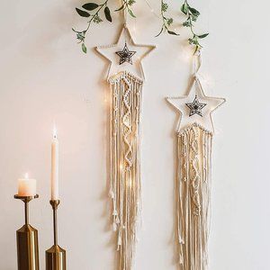 Macrame Woven Wall Hanging Tapestry